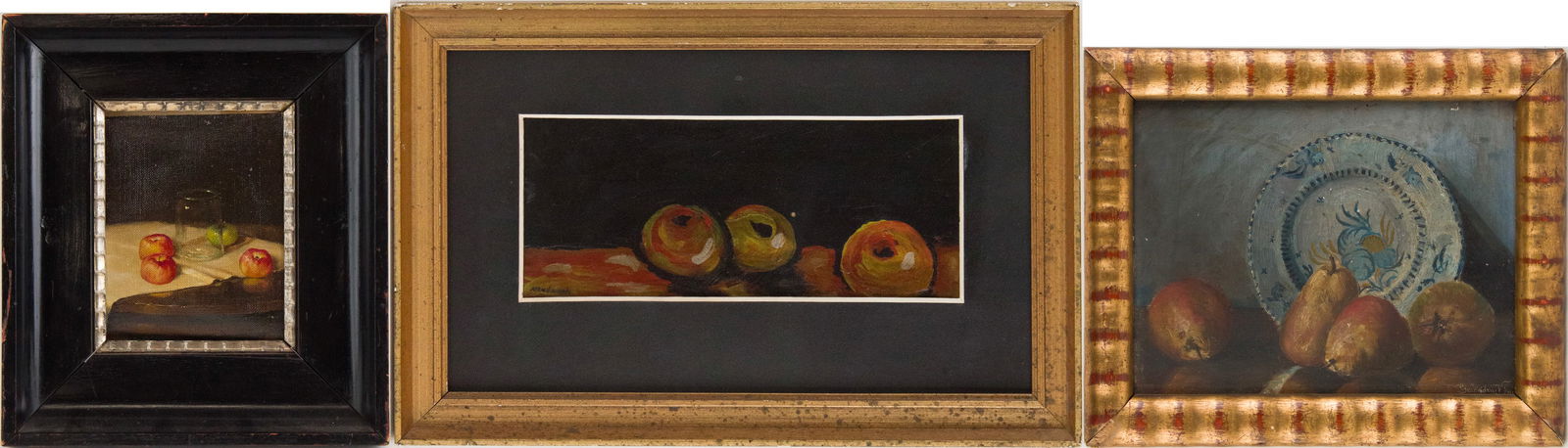 Three Still Lifes of Fruit, Oil Paintings (1 of 17)