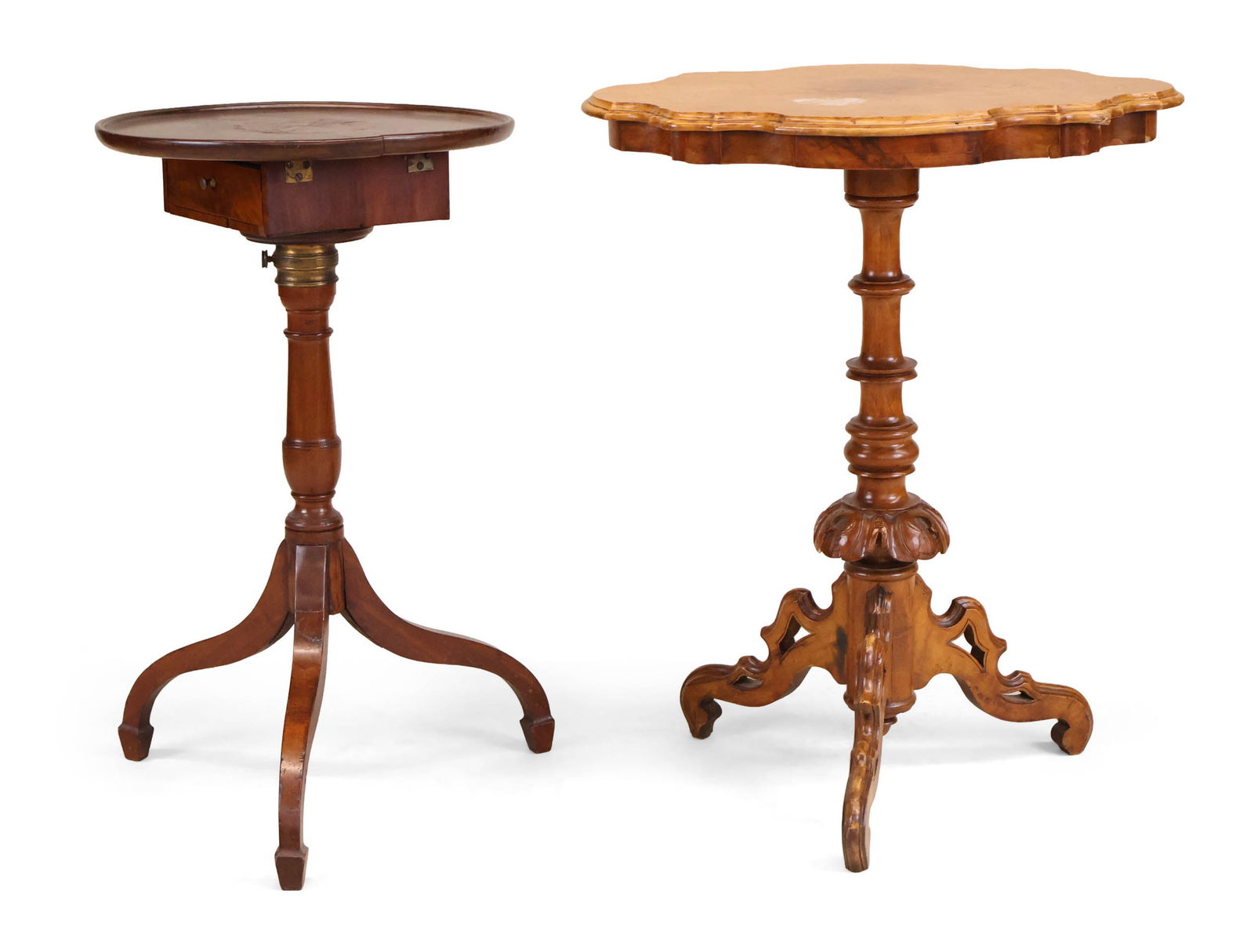 Victorian Burlwood Tea Table (1 of 14)