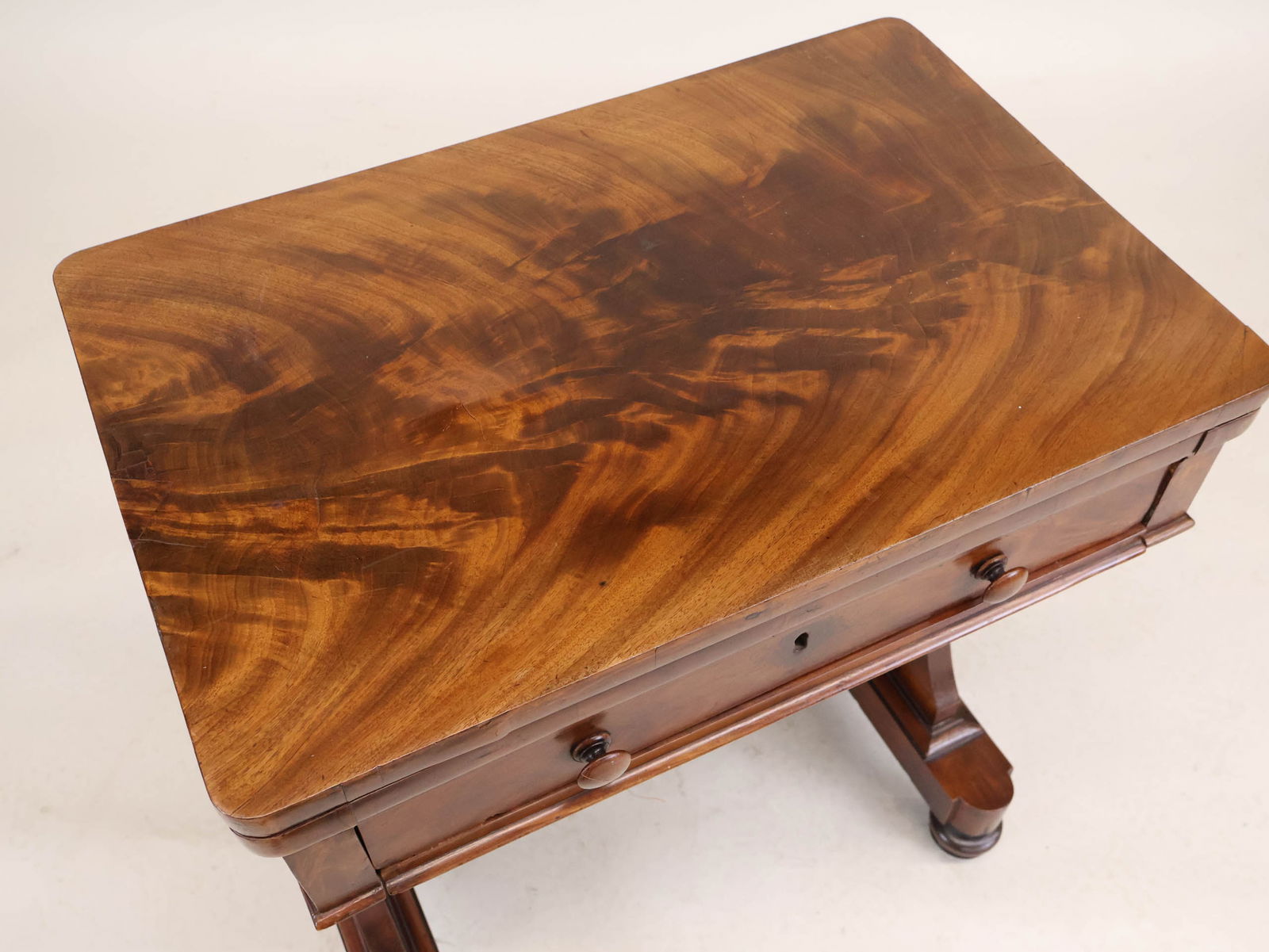 Victorian Mahogany Sewing Table - 6