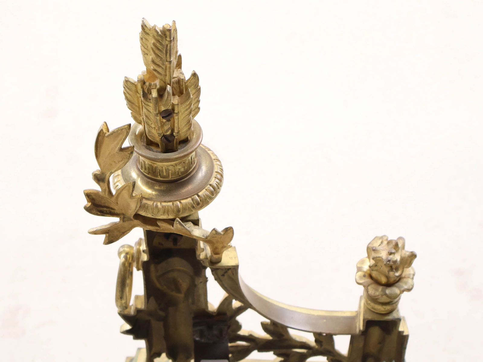 Louis XVI Style Ormolu Chenet - 12