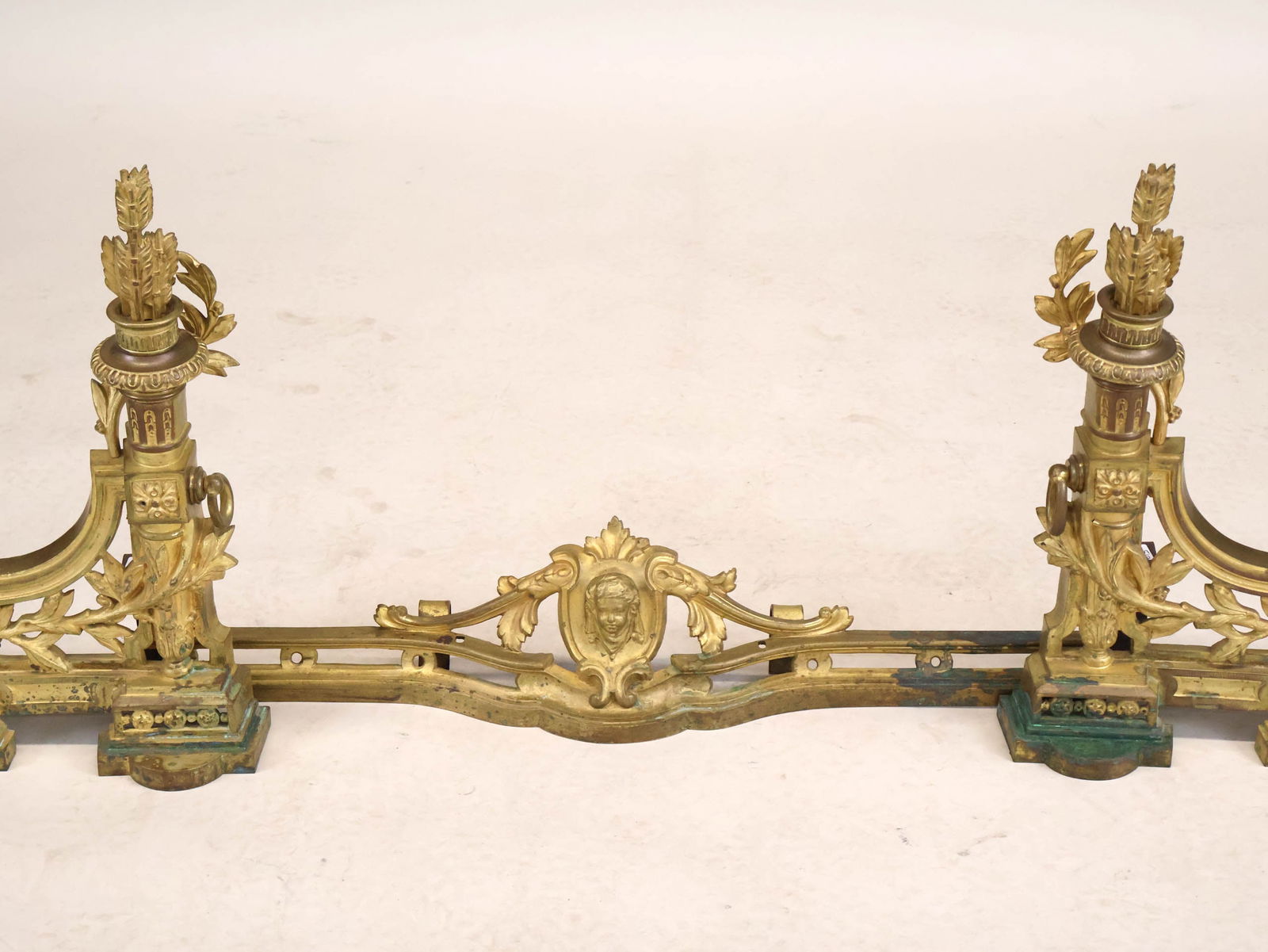 Louis XVI Style Ormolu Chenet - 2