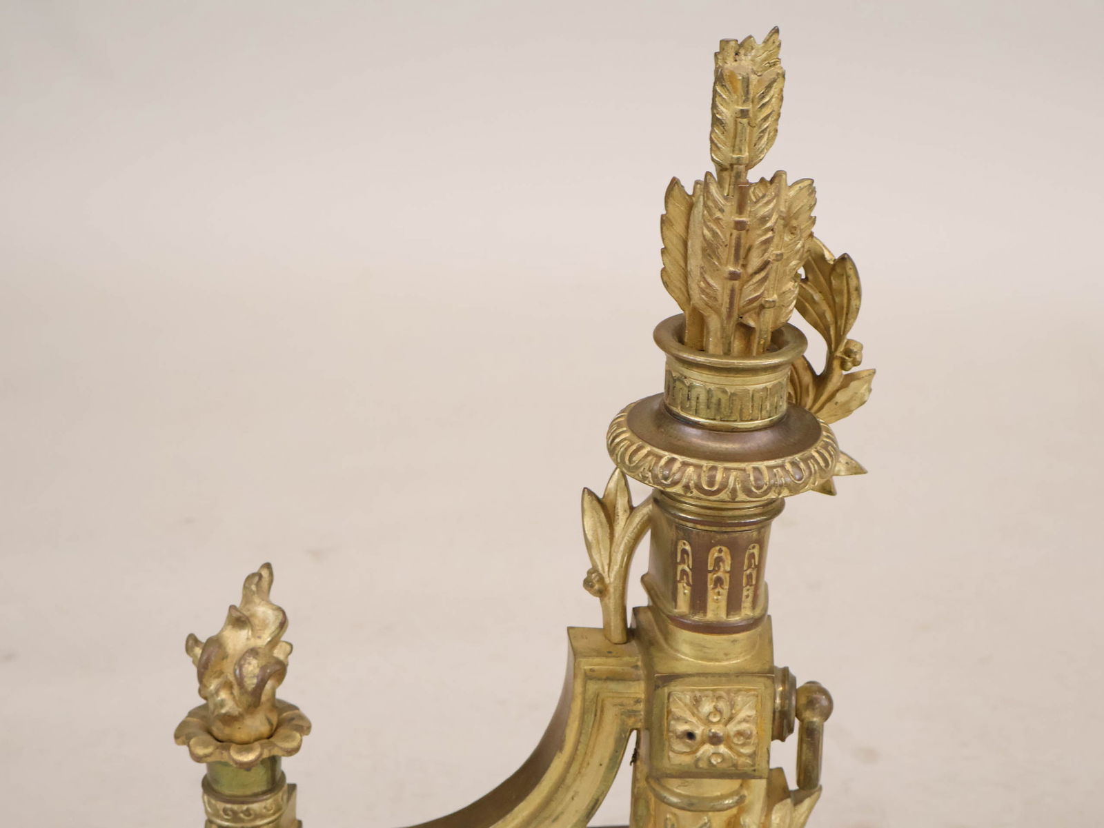 Louis XVI Style Ormolu Chenet - 3