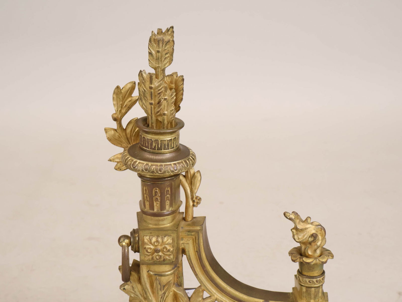 Louis XVI Style Ormolu Chenet - 6