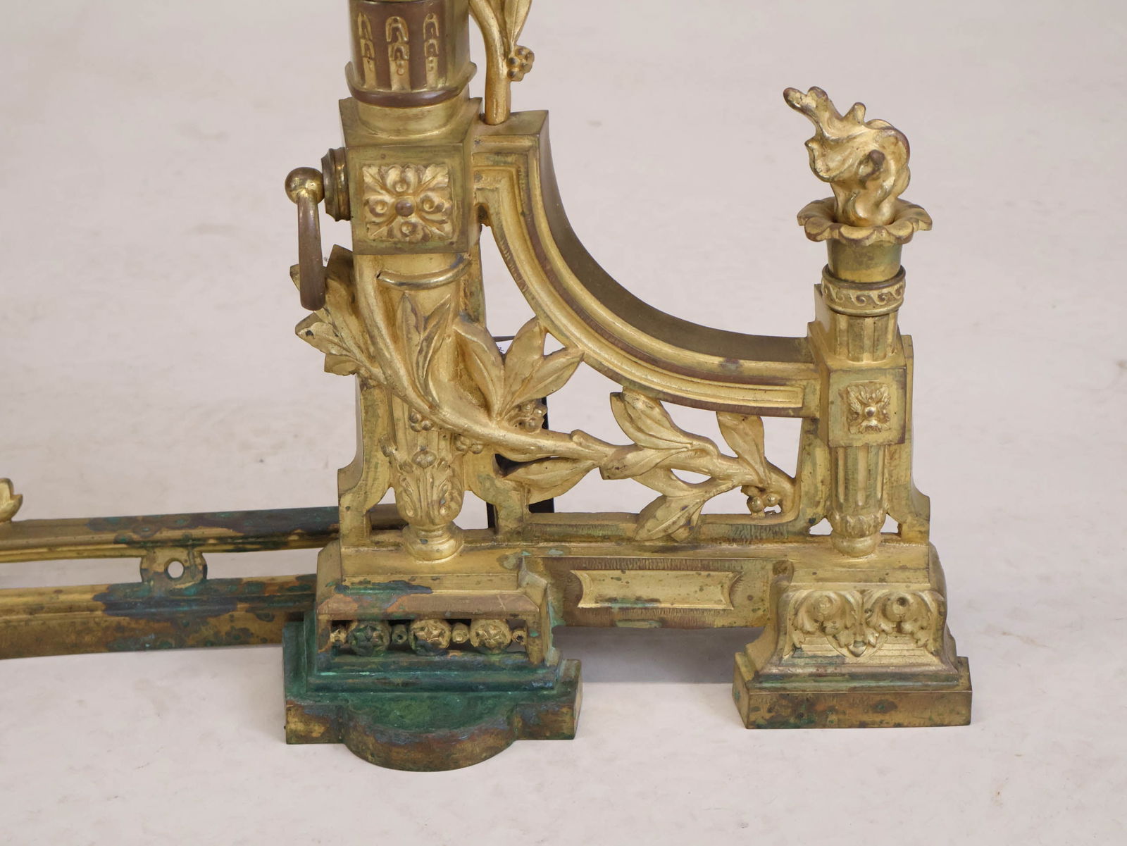 Louis XVI Style Ormolu Chenet - 7