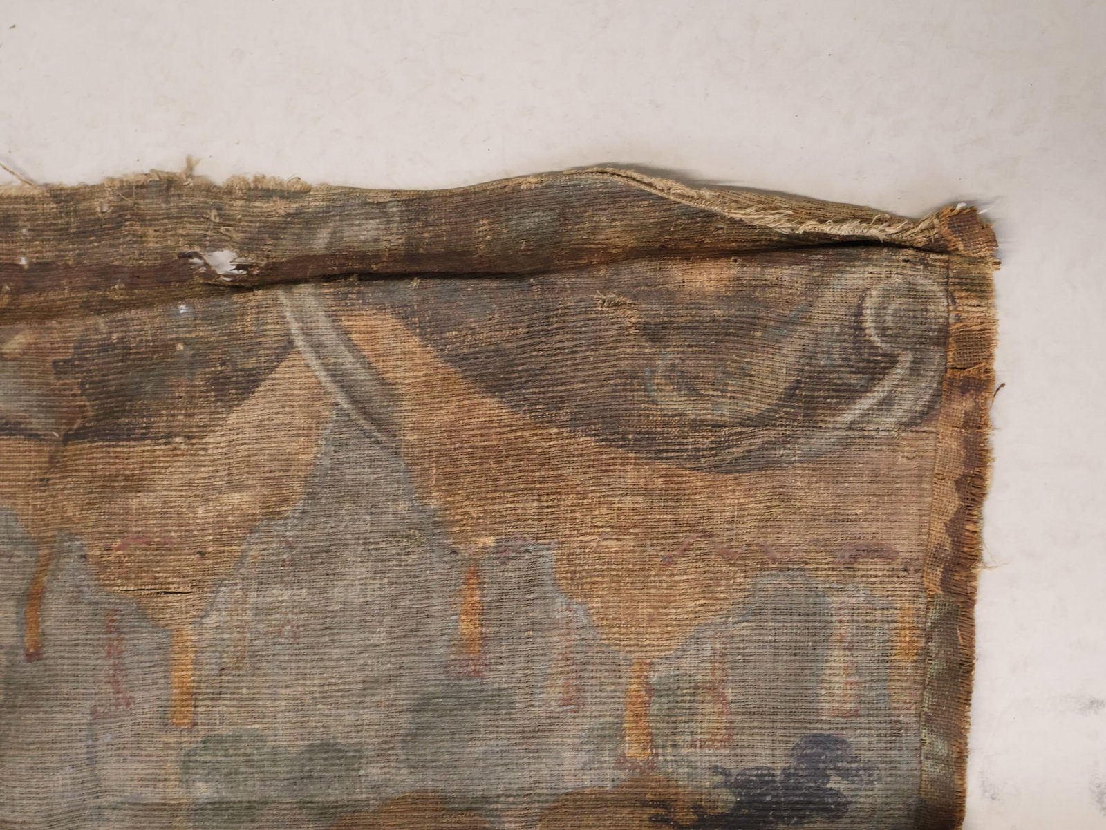 Painted Fabric Panel - 11