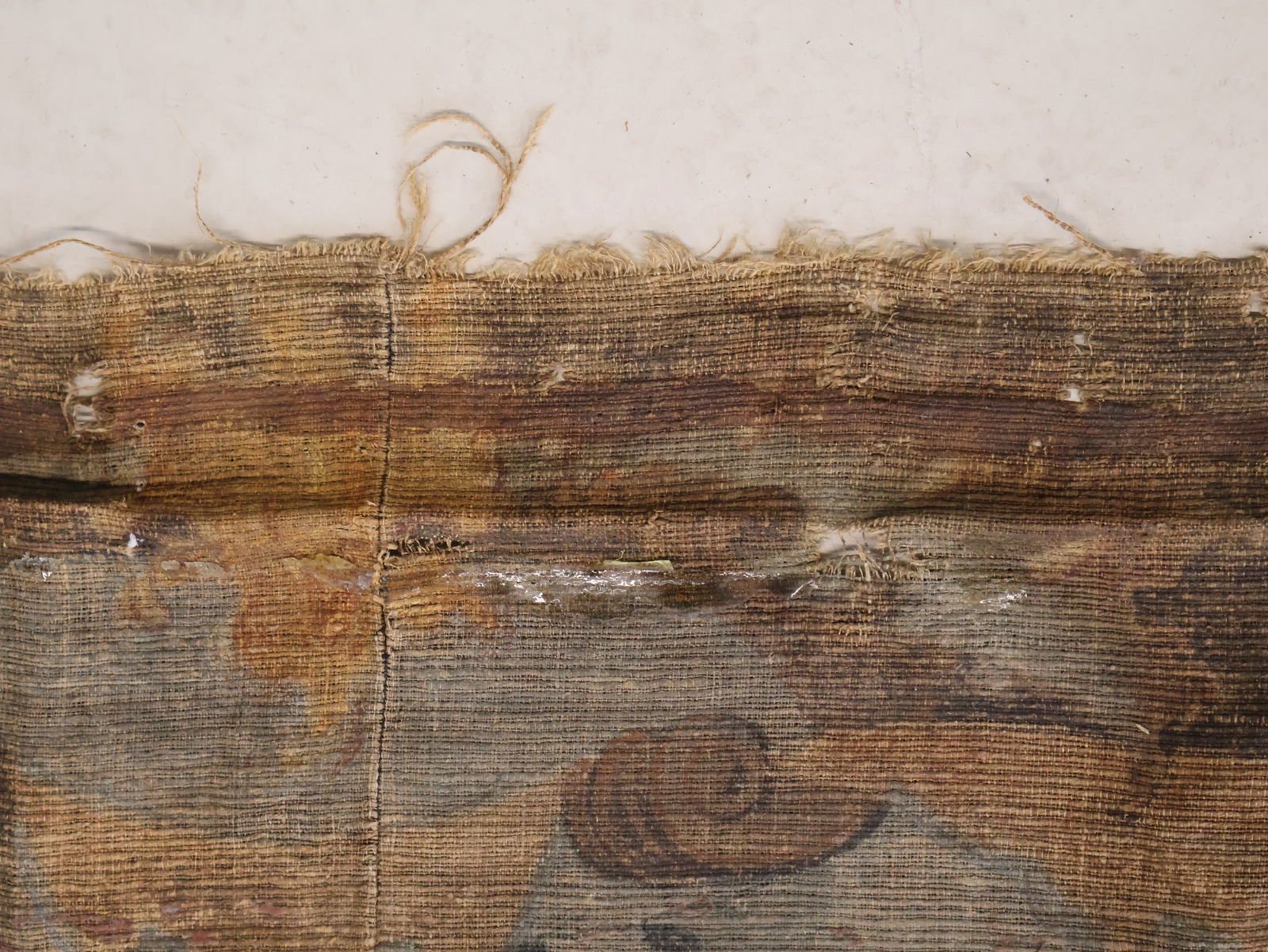 Painted Fabric Panel - 12