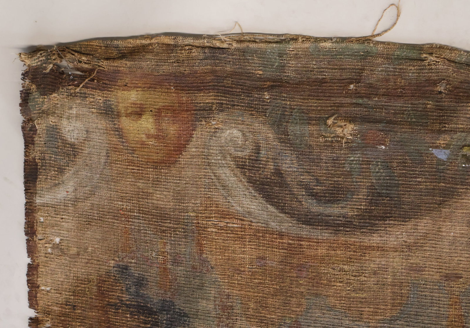 Painted Fabric Panel - 13