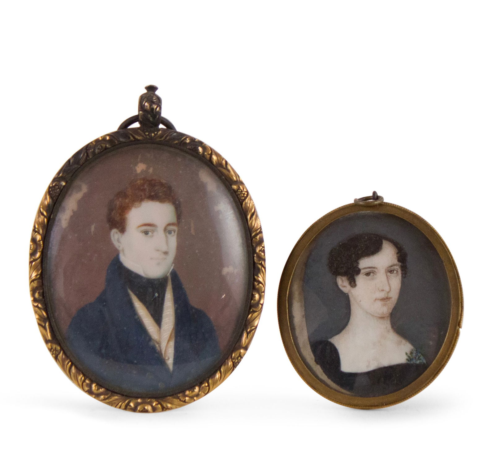 Two American Portrait Miniatures (1 of 4)