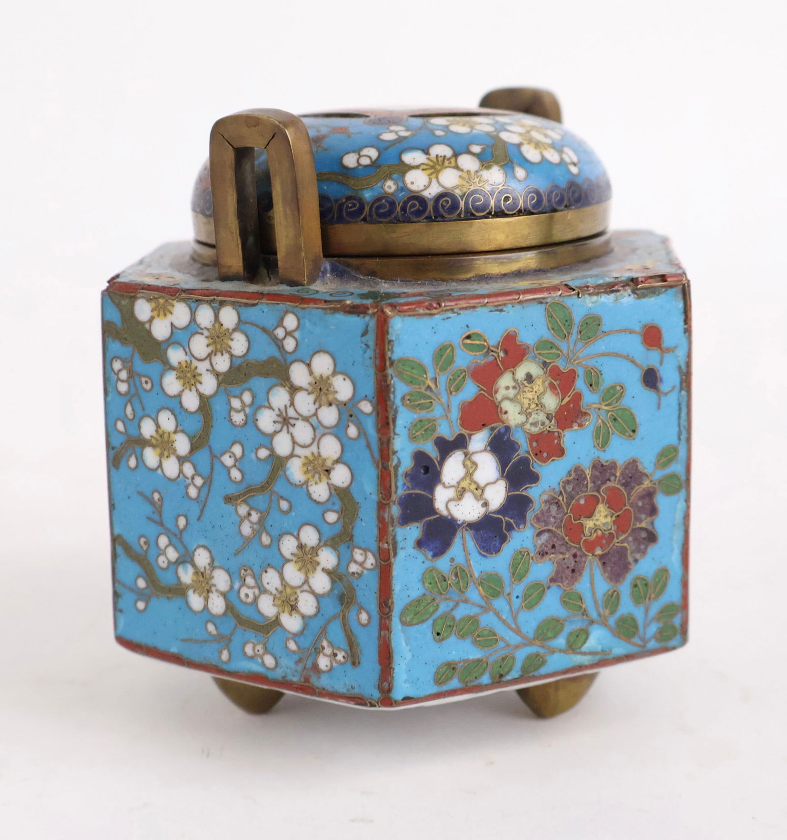 Five Chinese Cloisonne Table Articles - 12