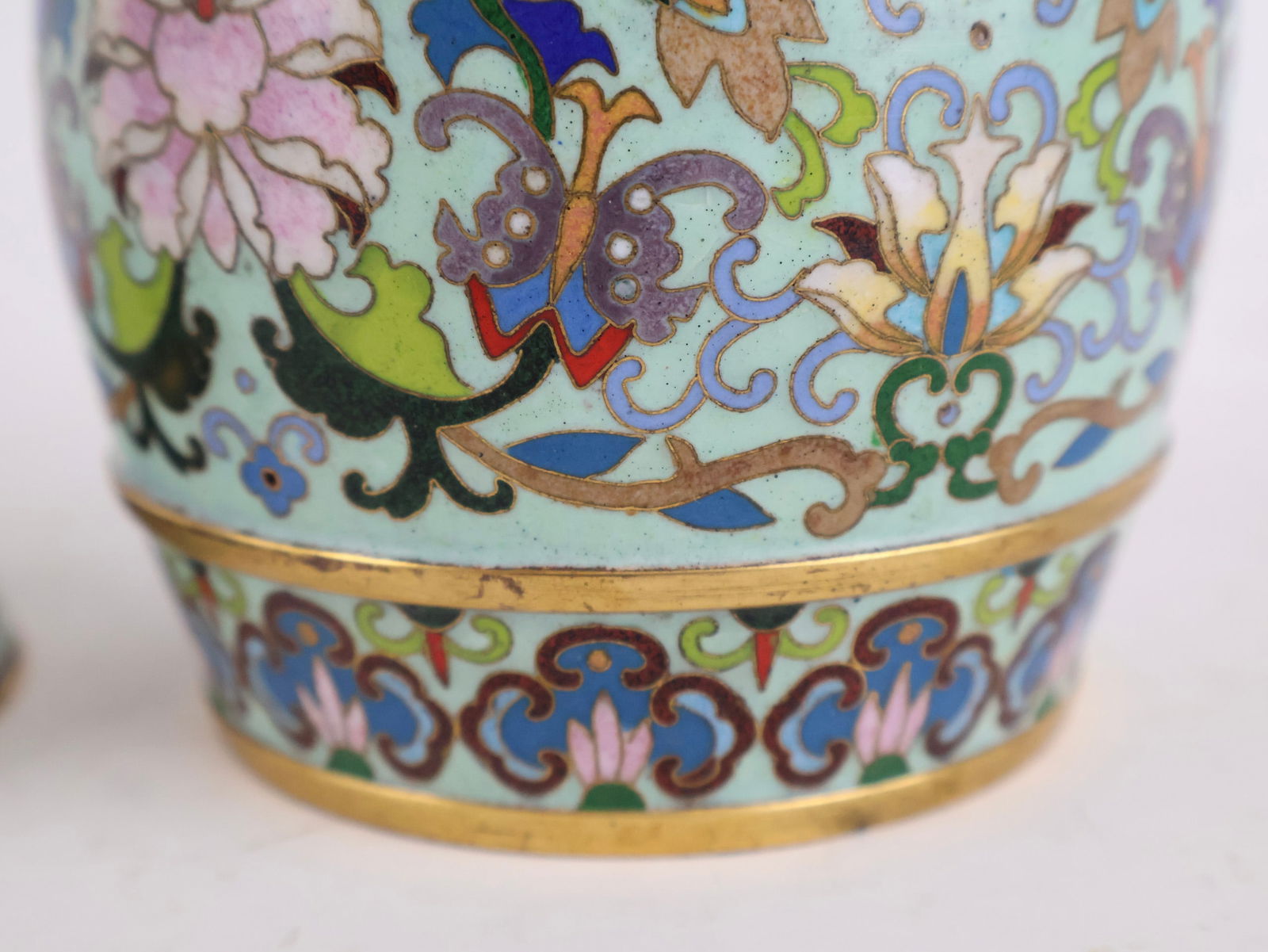 Five Chinese Cloisonne Table Articles - 18
