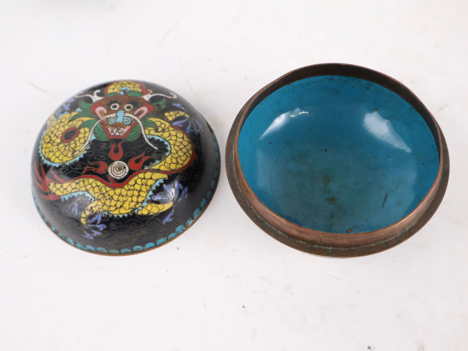 Five Chinese Cloisonne Table Articles - 7