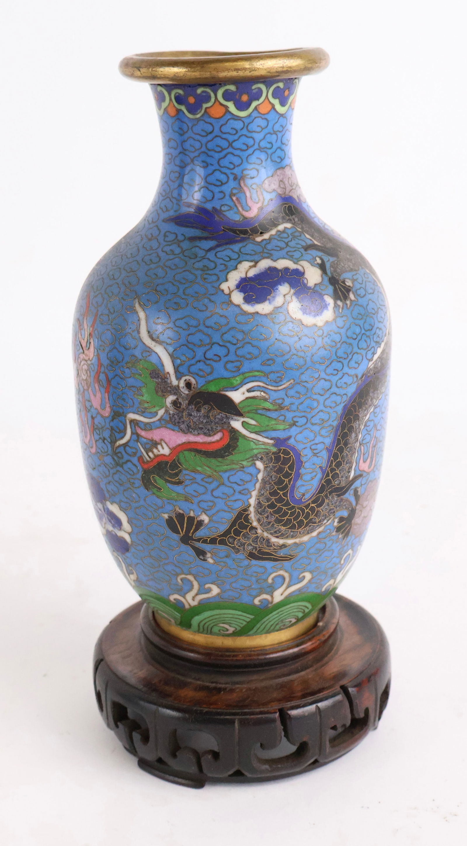 Five Chinese Cloisonne Table Articles - 8