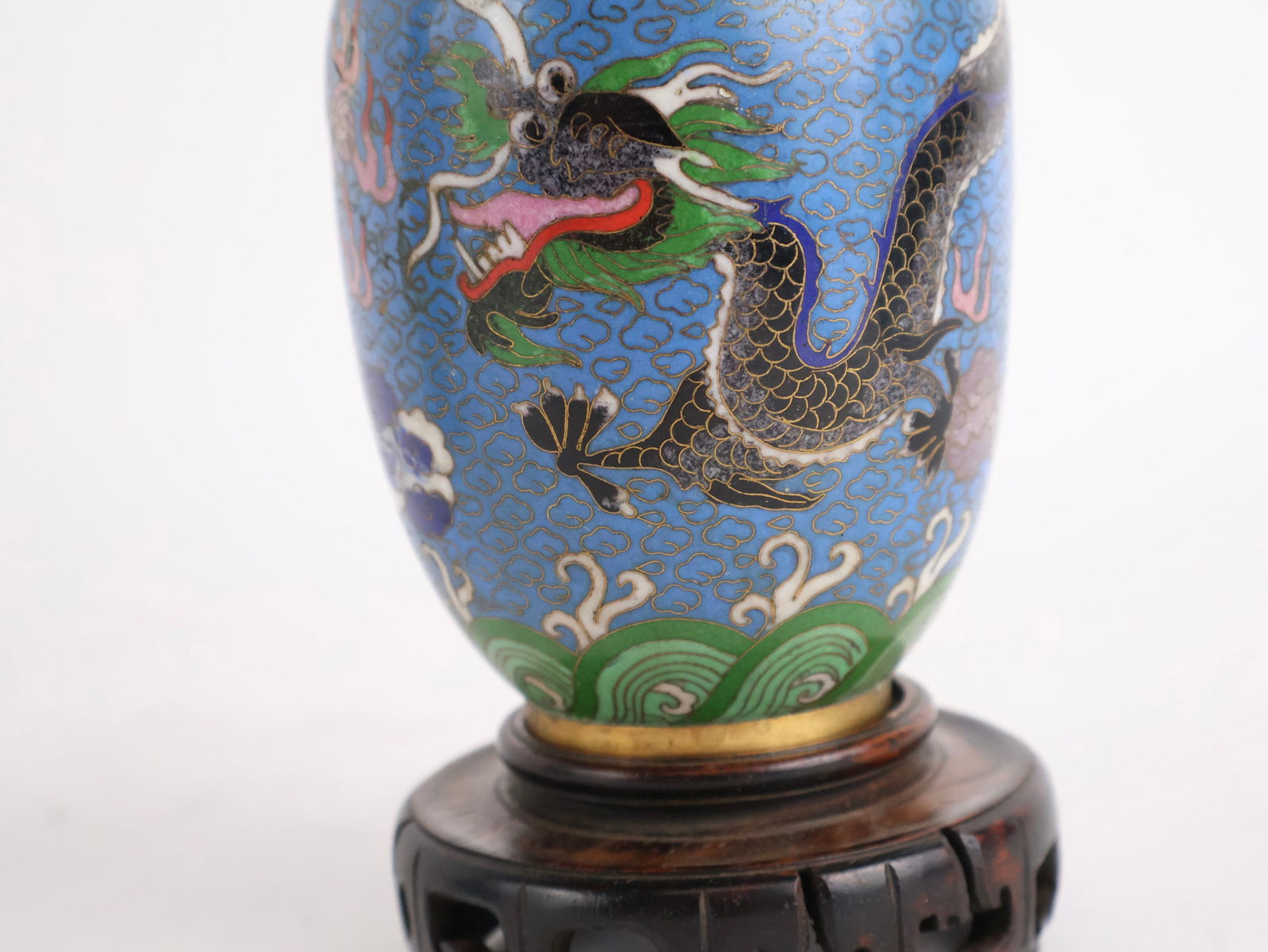 Five Chinese Cloisonne Table Articles - 9