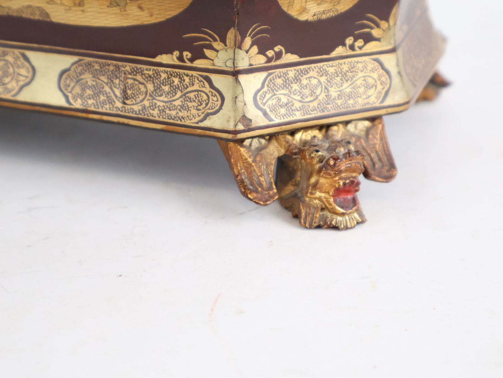 Two Chinese Gilt Decorated Lacquer Boxes - 3
