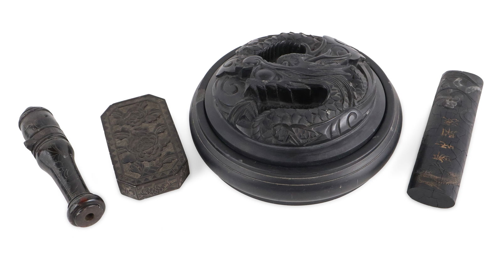 Chinese Dragon-Carved Inkstone (1 of 13)