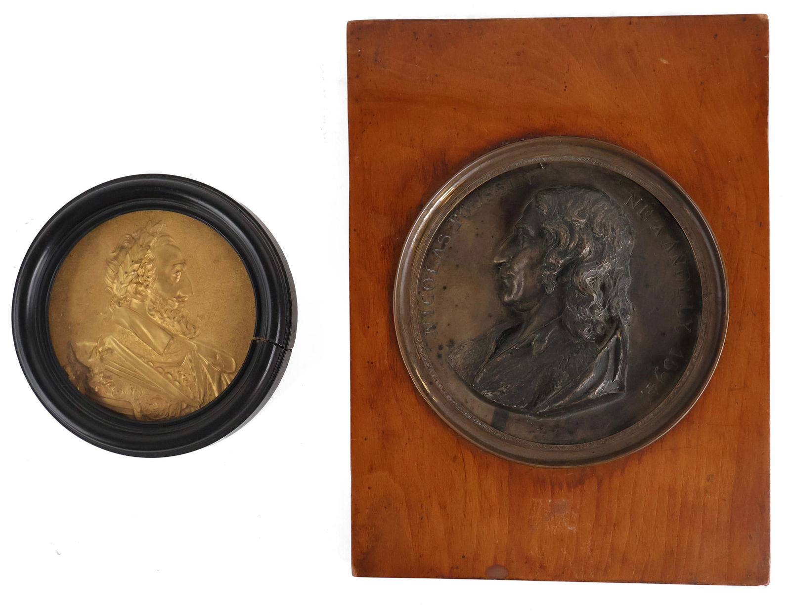 Guillaume Dupre, 1574-1642, Bust of Henri IV, Gilt Bronze Plaque (1 of 9)