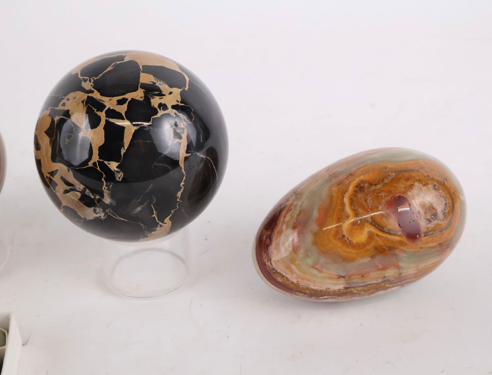 Five Hardstone Orbs - 4