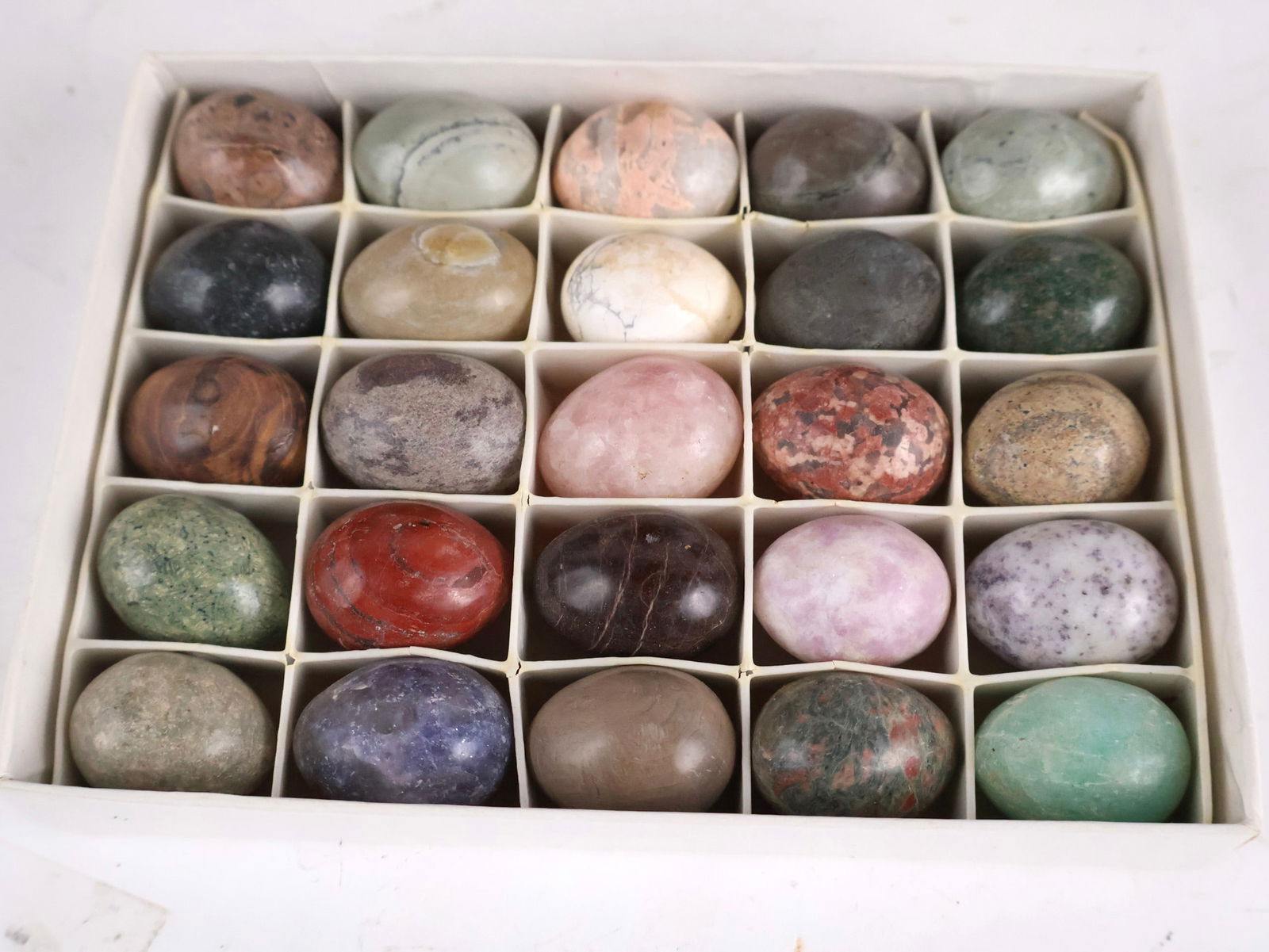 Five Hardstone Orbs - 5