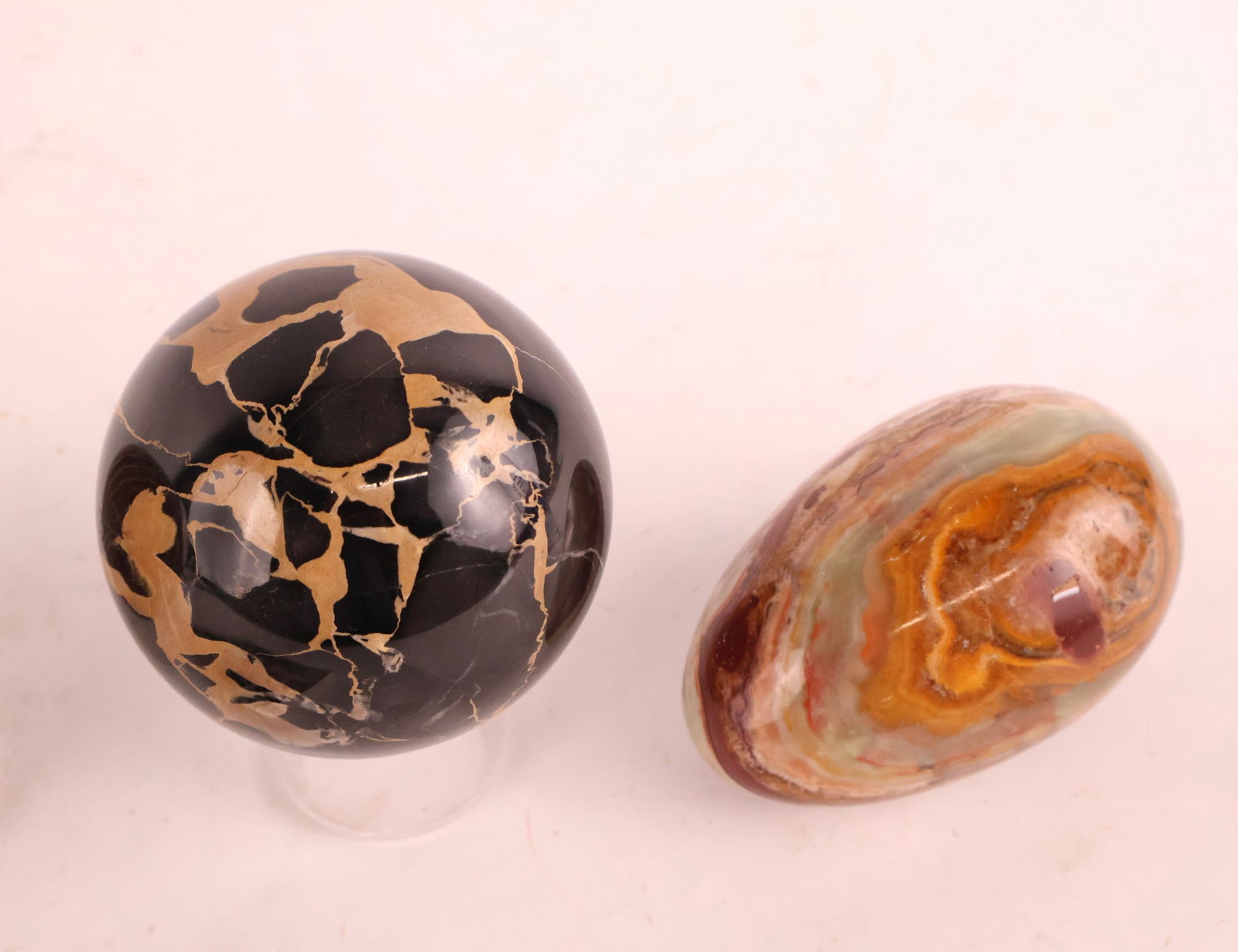 Five Hardstone Orbs - 9