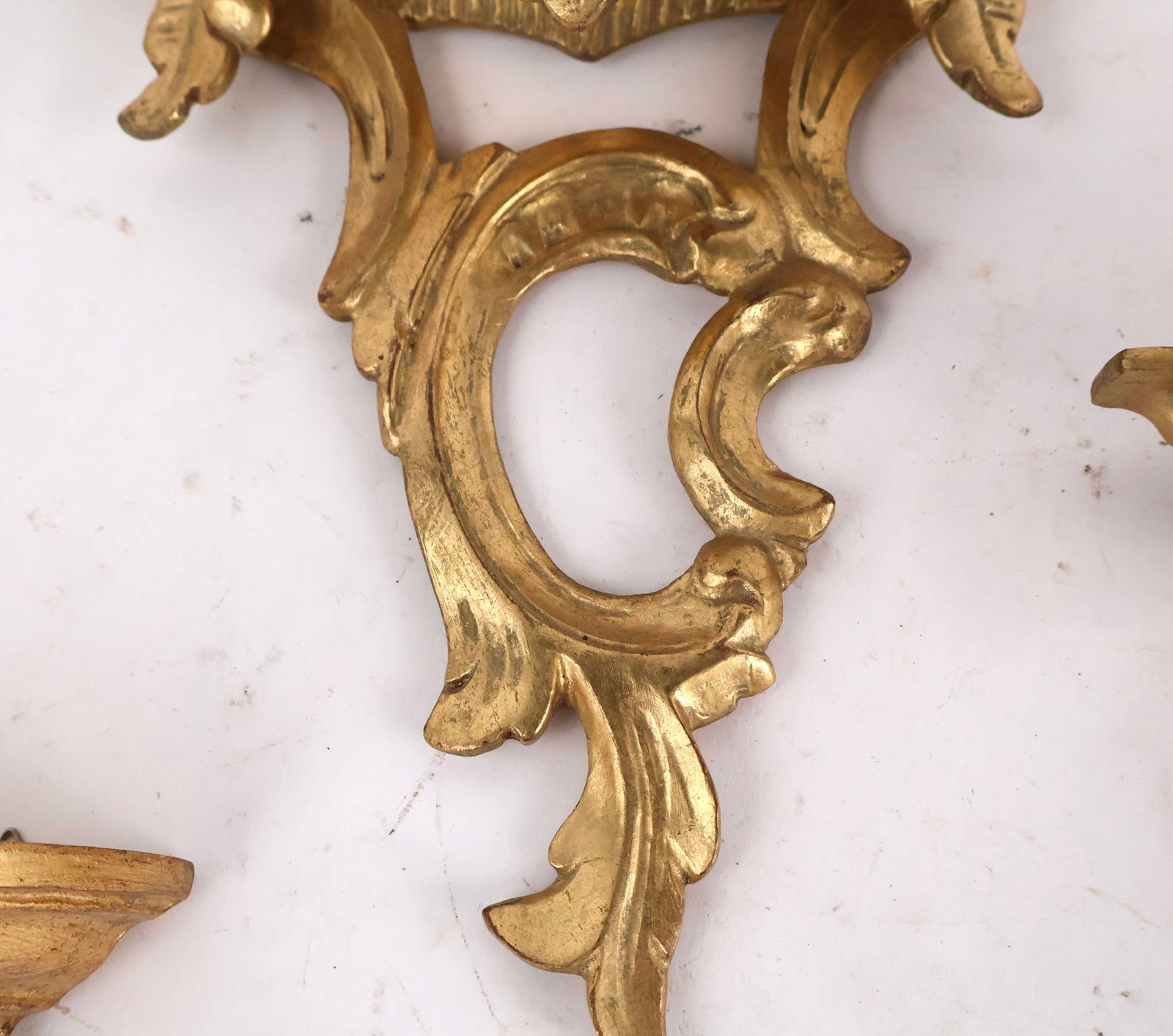 Six Giltwood Wall Brackets - 4