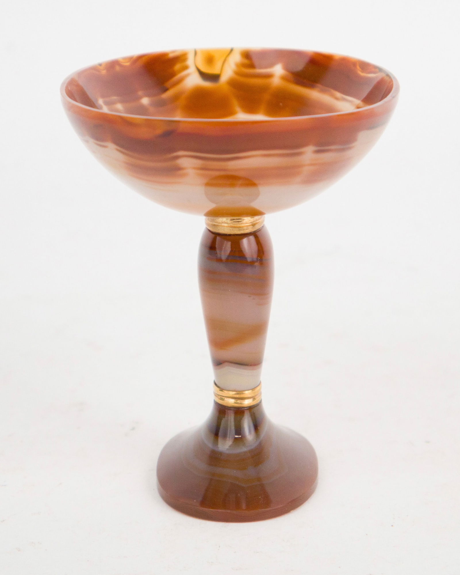 Neoclassical Style Ormolu-Mounted Agate Trinket Box - 5