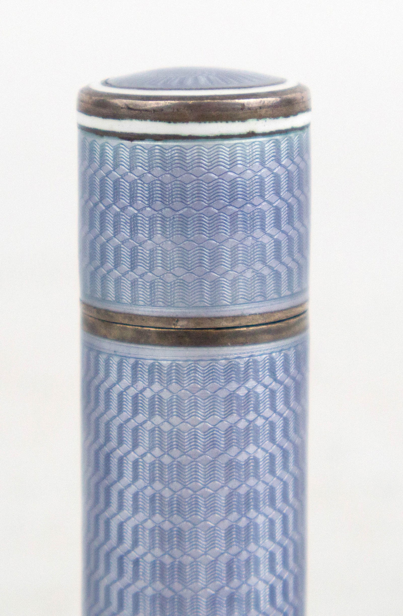 Silver Guilloche Sewing Kit - 2