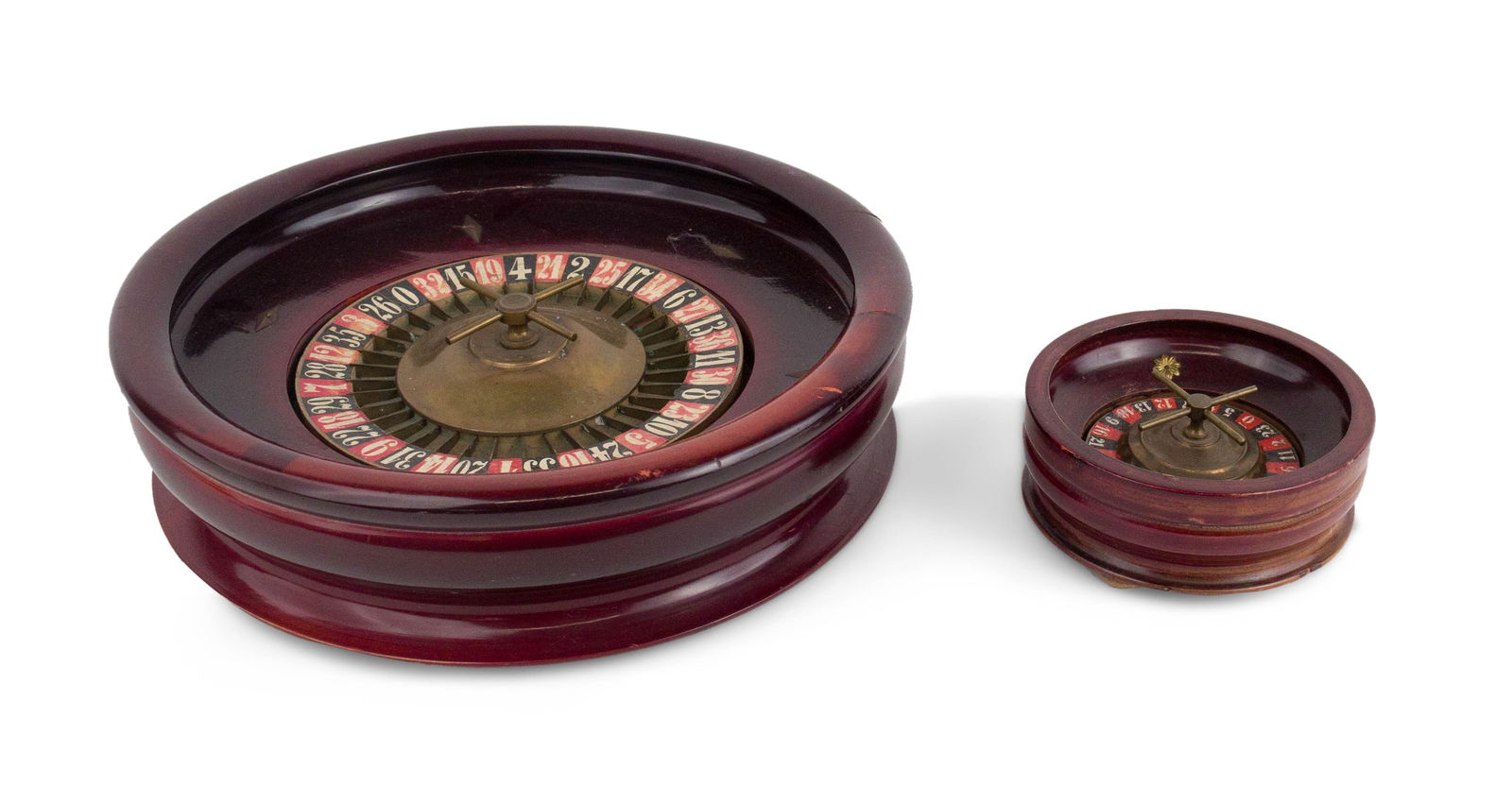 Two Tabletop Roulette Wheels (1 of 7)