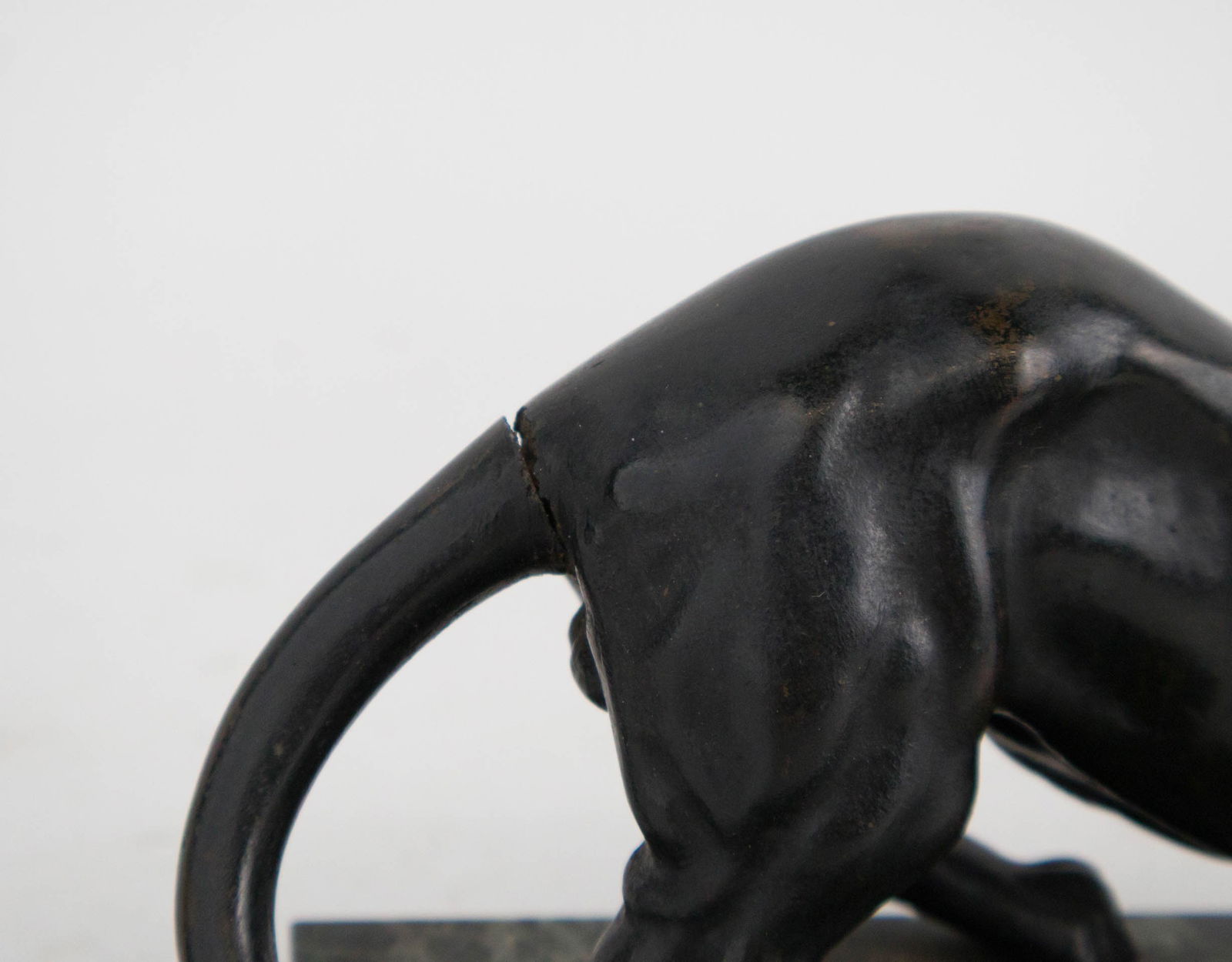 Two Crouching Panther Desk Garnitures - 4