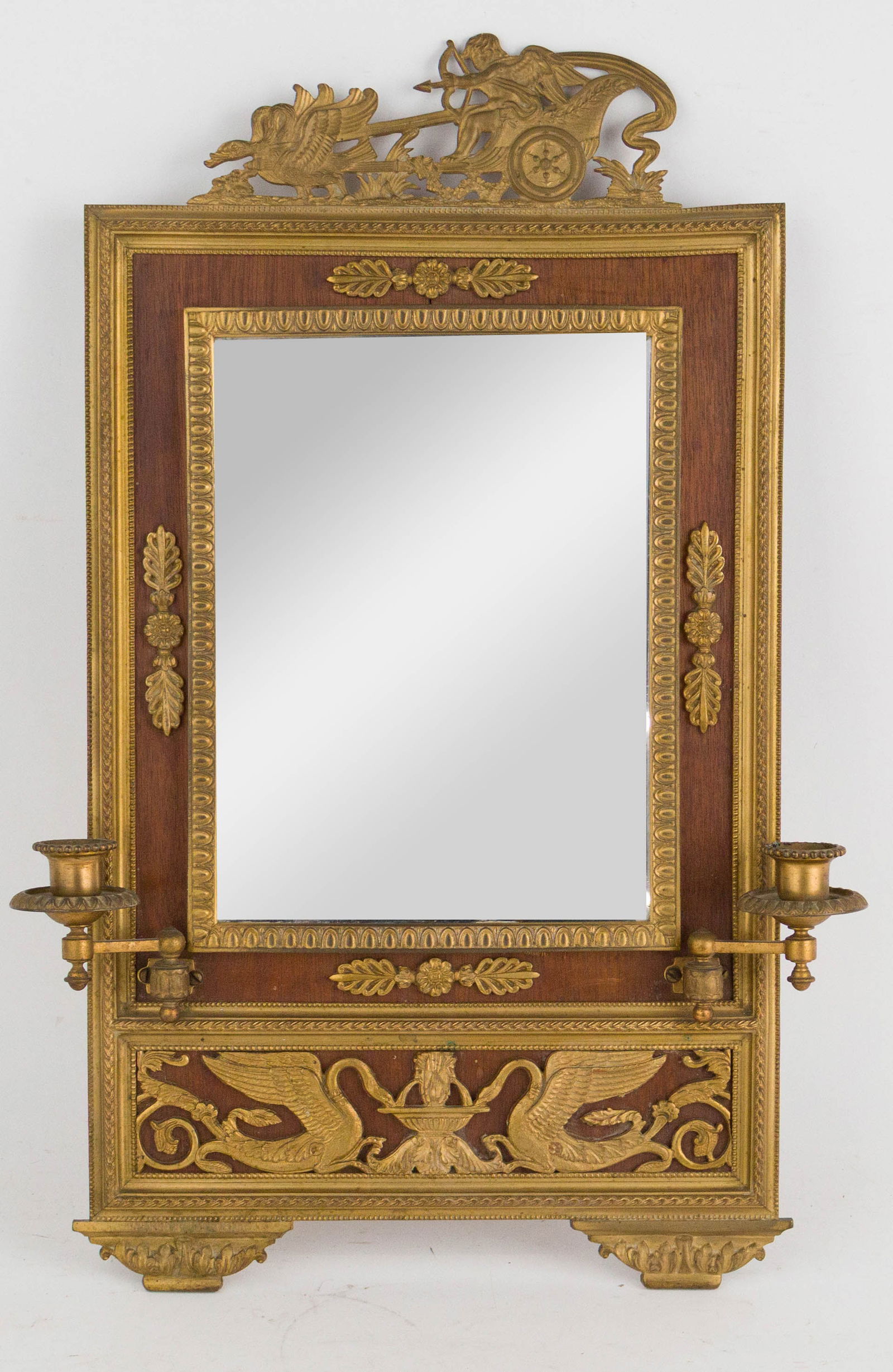 Neoclassical Style Ormolu-Mounted Mirrored Wall Sconce - 4