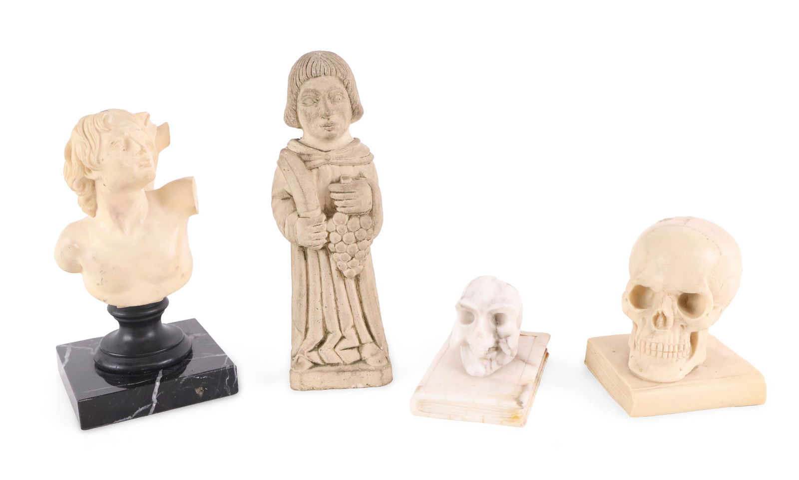 Carved Marble Skull on a Book (1 of 17)