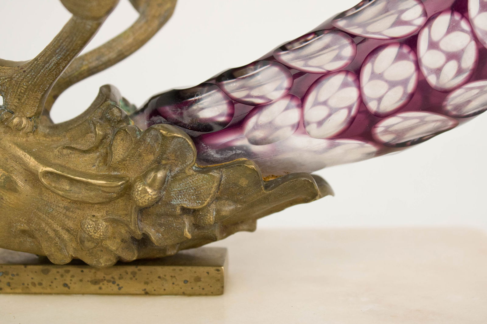 French Empire Style Cornucopia Vase - 4