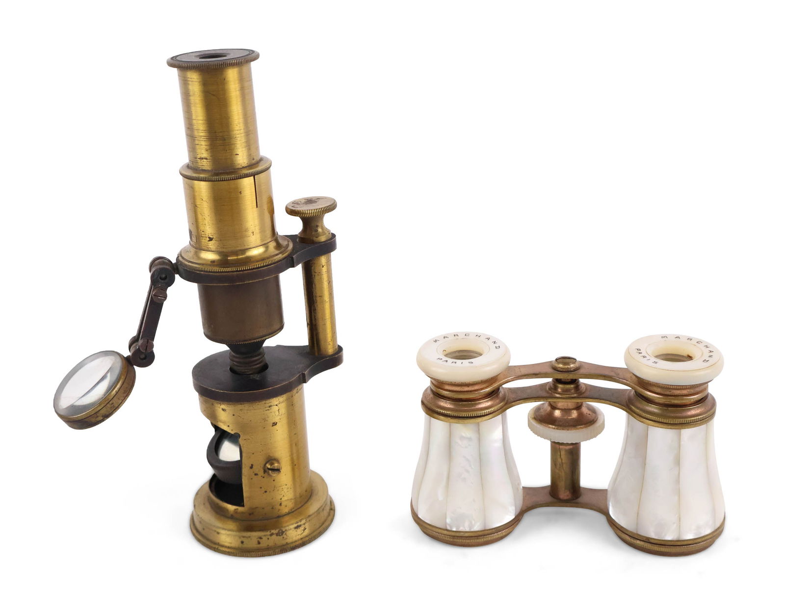 Pair of Marchand Paris Mother-of-Pearl Opera Glasses (1 of 11)