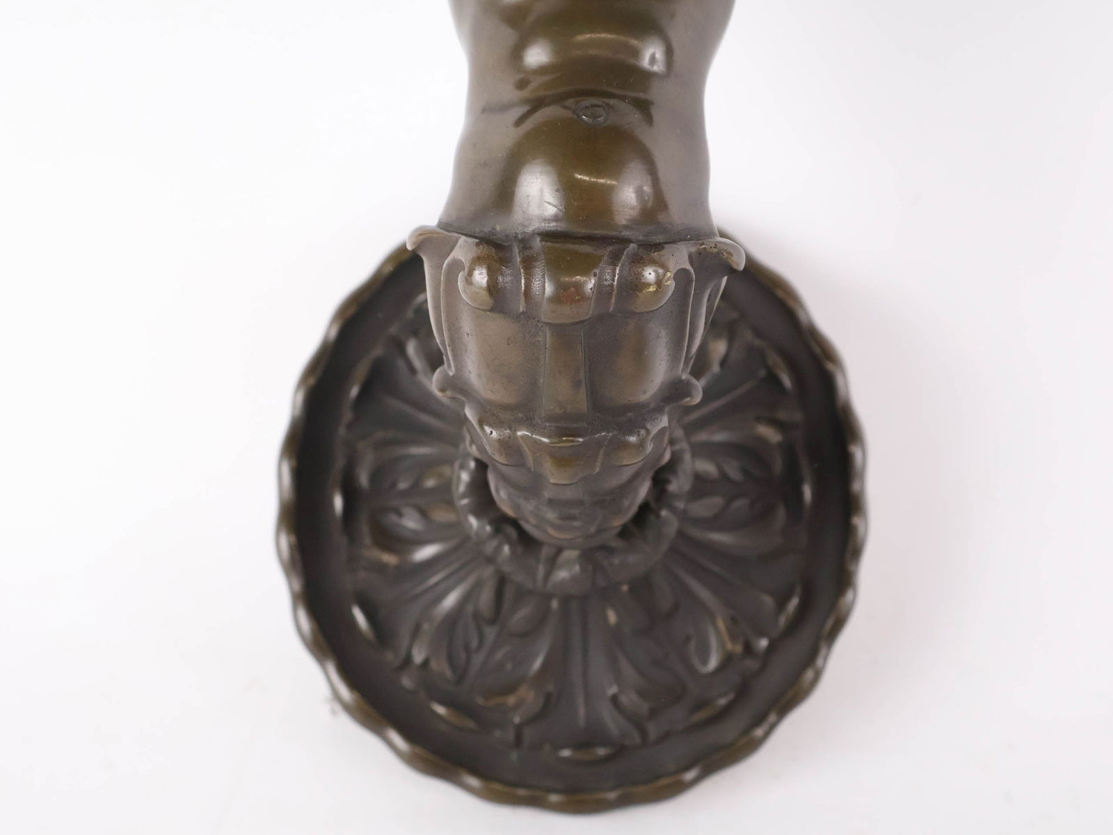 Bronze Figural Wall Sconce - 10