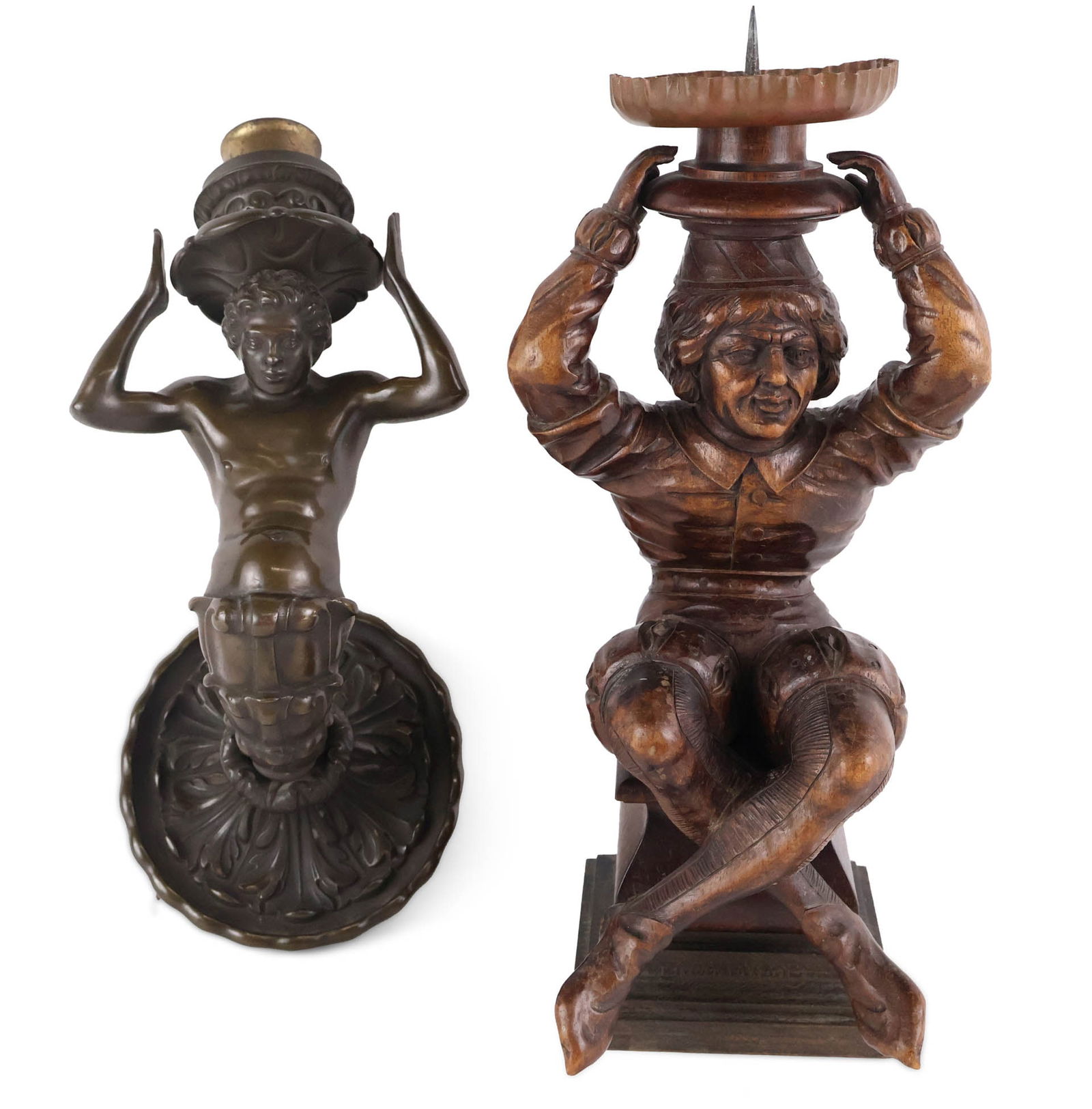 Bronze Figural Wall Sconce (1 of 14)