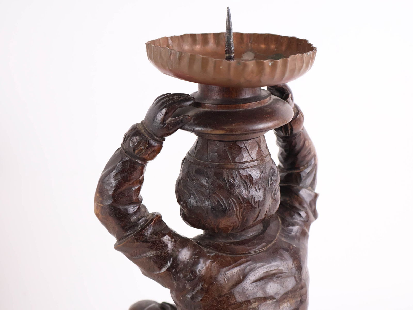 Bronze Figural Wall Sconce - 5