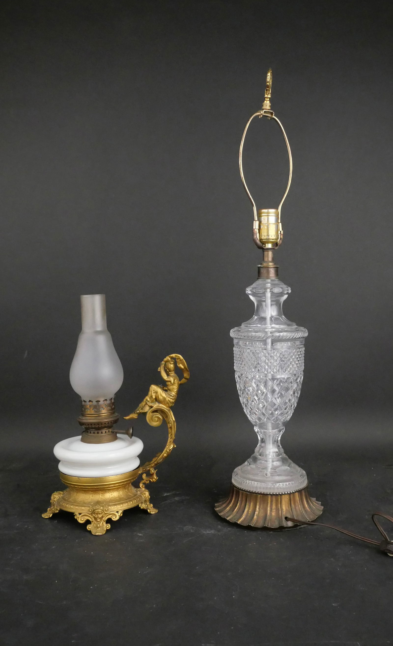 Neoclassical Ormolu-Mounted Oil Lamp - 8