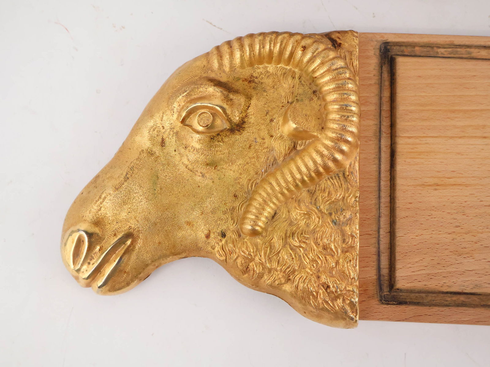 Marquetry Inlaid Brass Handled Tray - 2