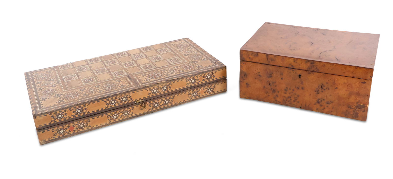 Elaborately Inlaid Folding Game Board (1 of 11)