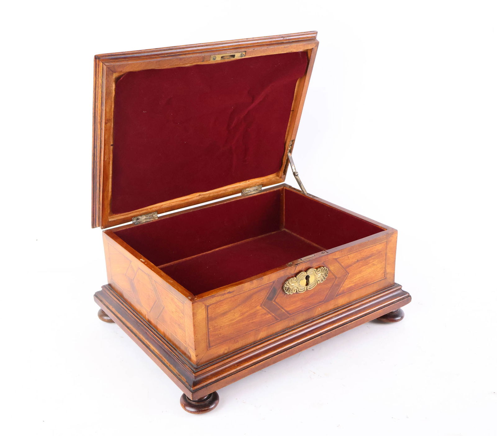 Continental Inlaid Walnut Document Box - 10