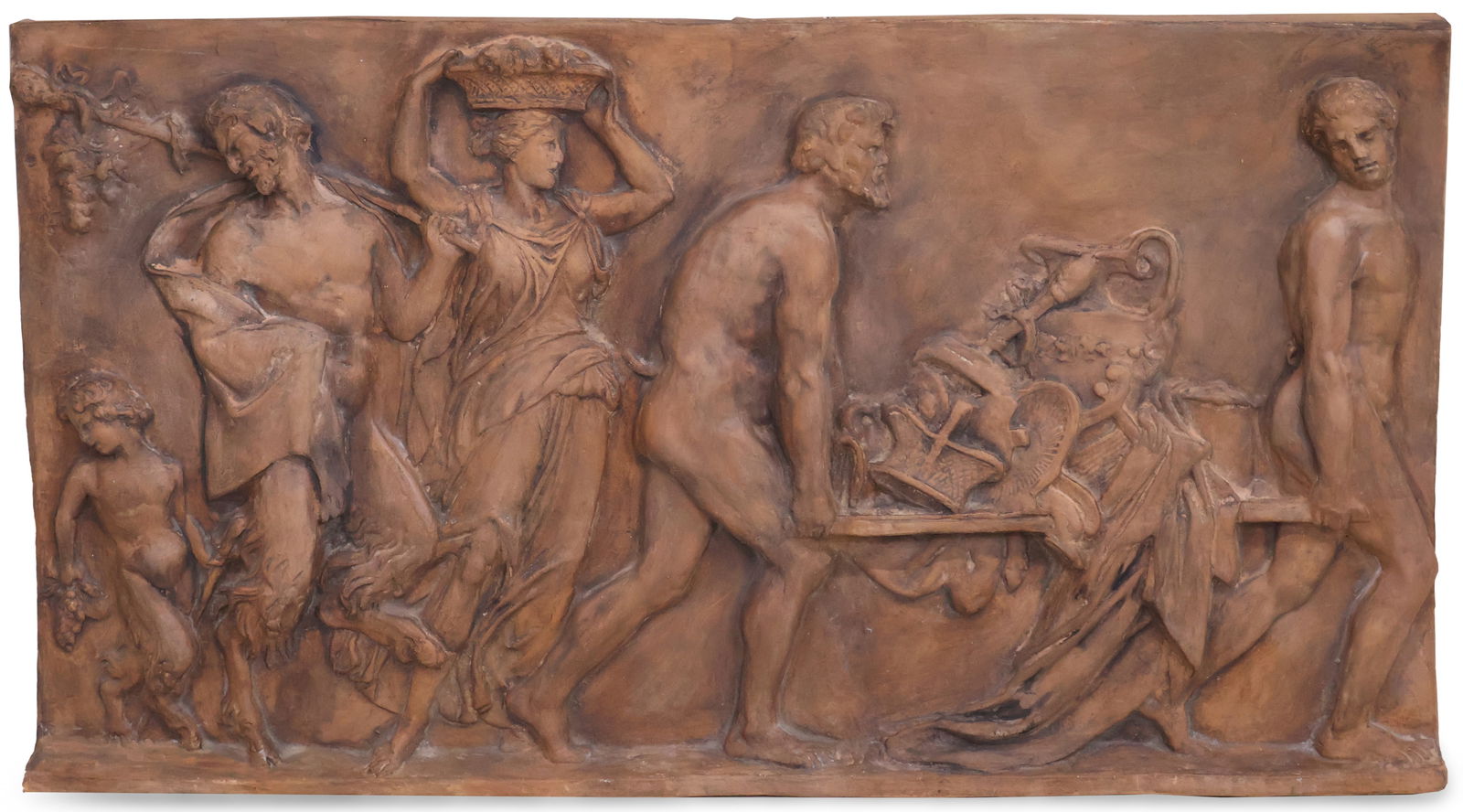 Terracotta Relief of a Classical Scene (1 of 10)