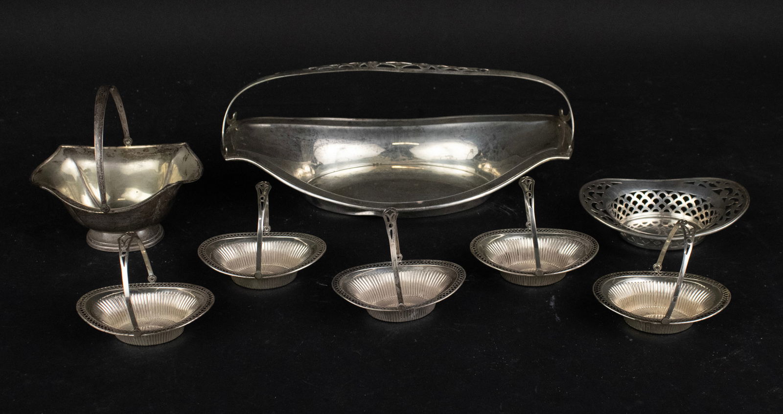 Eight Assorted Sterling Silver Baskets (1 of 8)