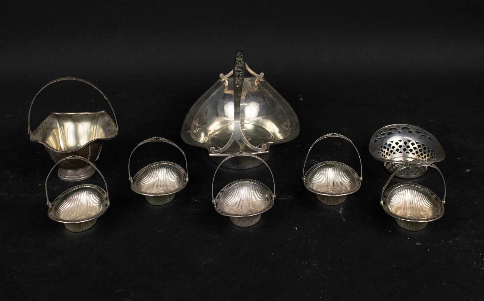 Eight Assorted Sterling Silver Baskets - 5