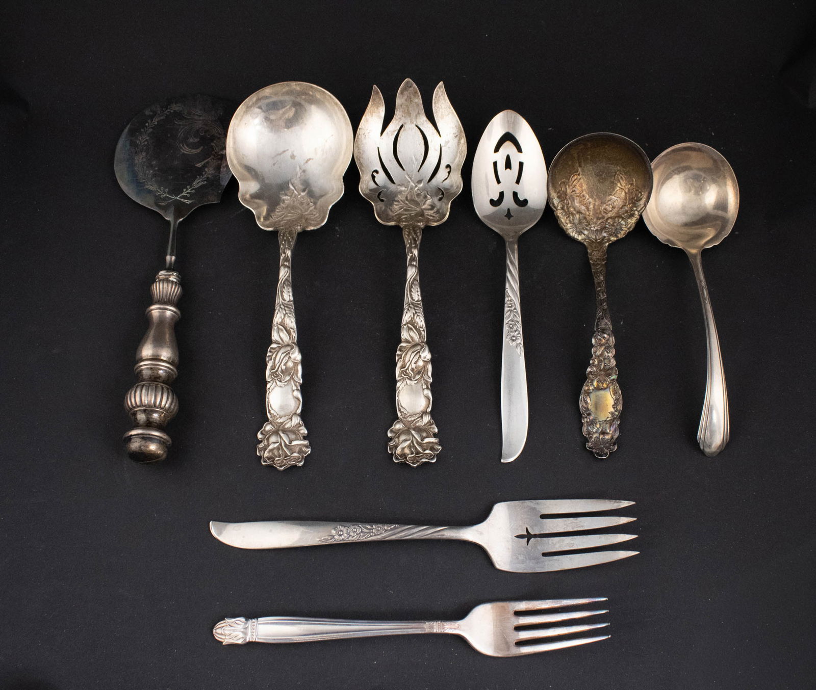 Assorted Sterling Silver Service Flatware (1 of 10)