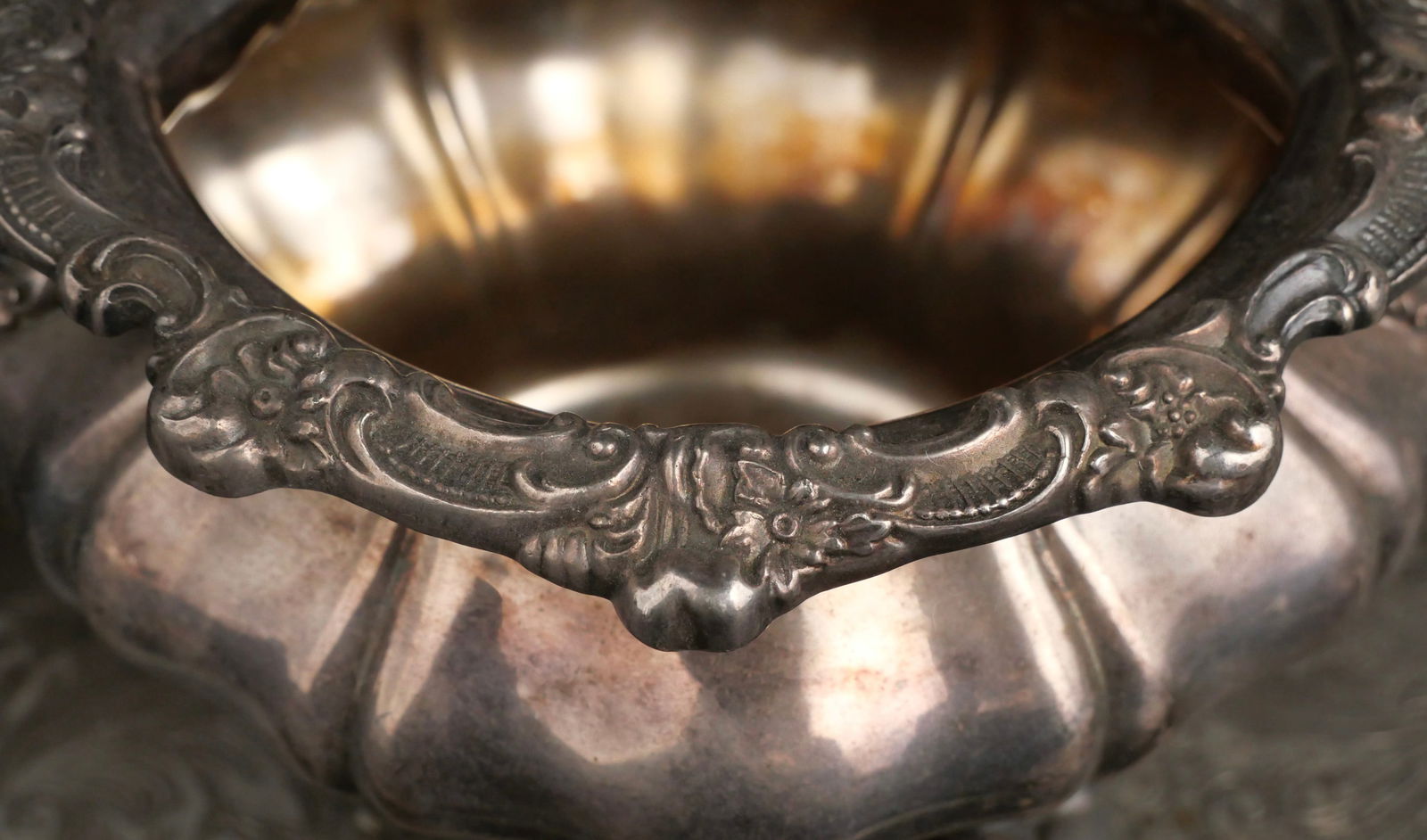 Gorham Chantilly Pattern Silver Plated Tea and Coffee Service - 5