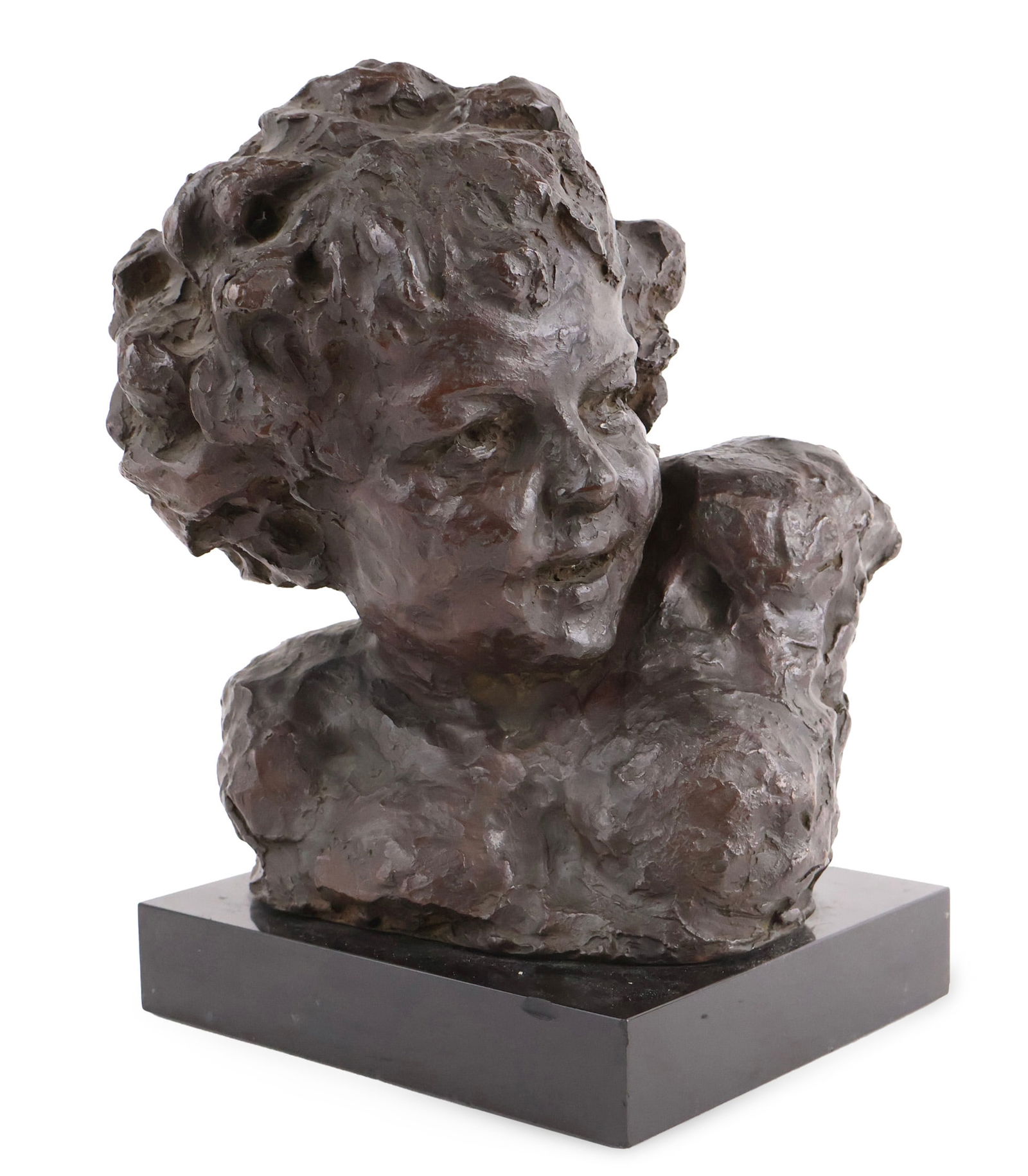 Jean-Baptiste Carpeaux, French 1827-1875, Bust of a Child, Cast Bronze (1 of 11)
