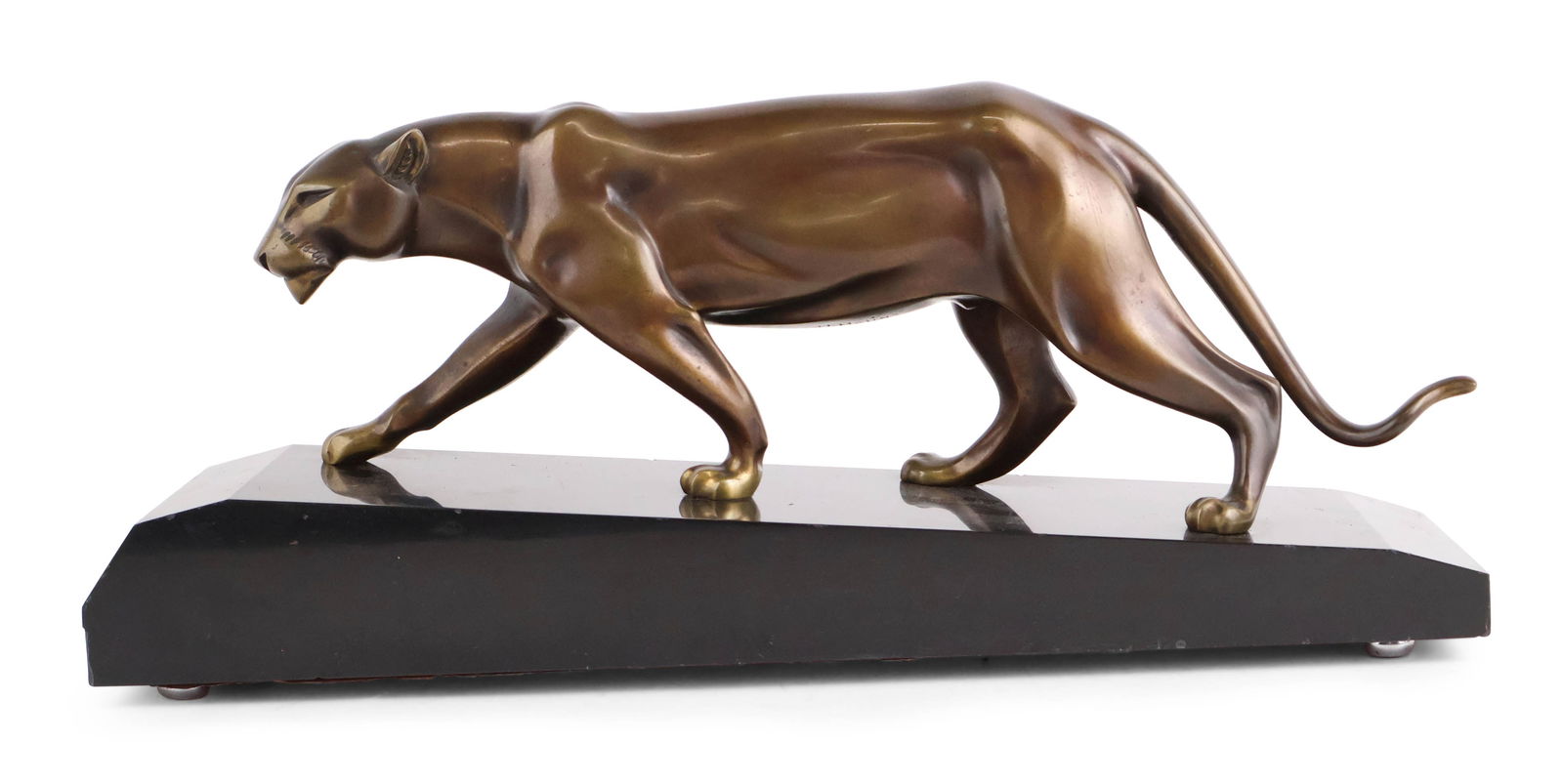 Contemporary Cougar, Cast Bronze Sculpture (1 of 14)