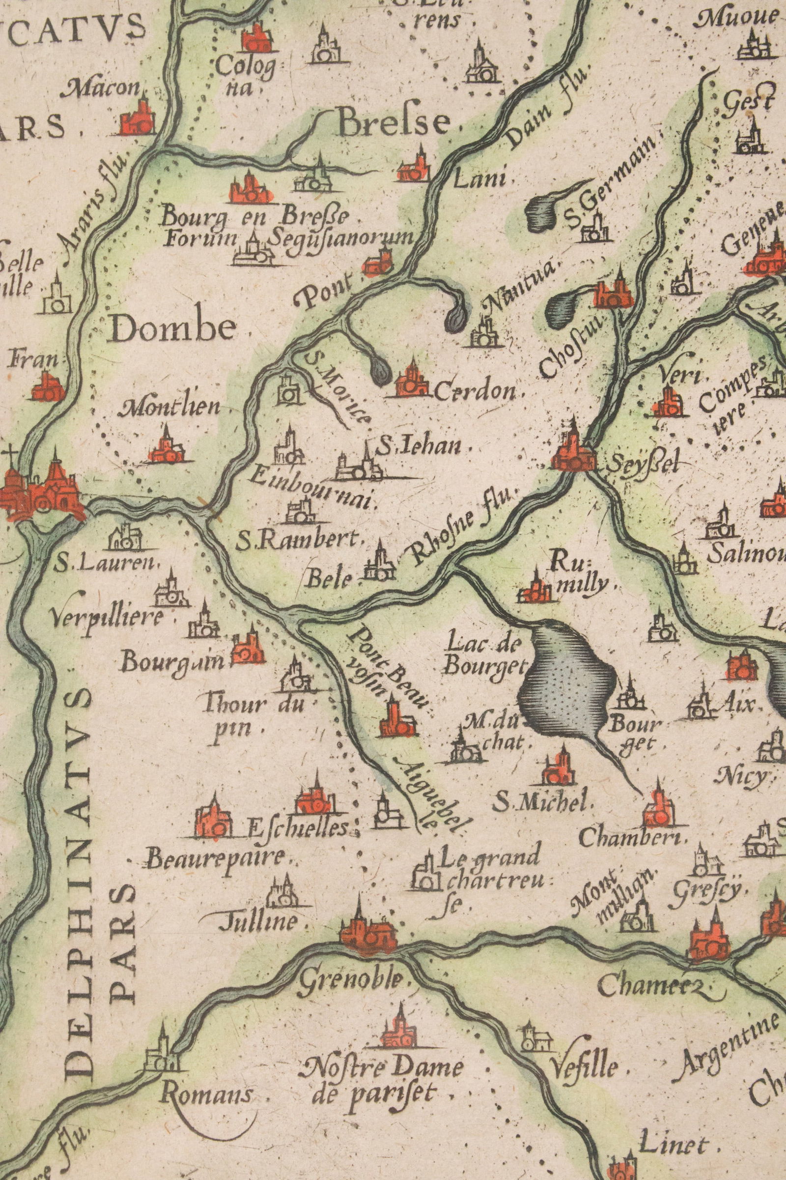 Abraham Ortelius' Sabaudiae Ducat Map - 3