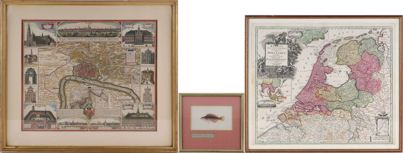 Claes Jansz. Visscher, 1587-1652, Marchionatus Sacri Romani Imperii, Engraved Map (1 of 20)