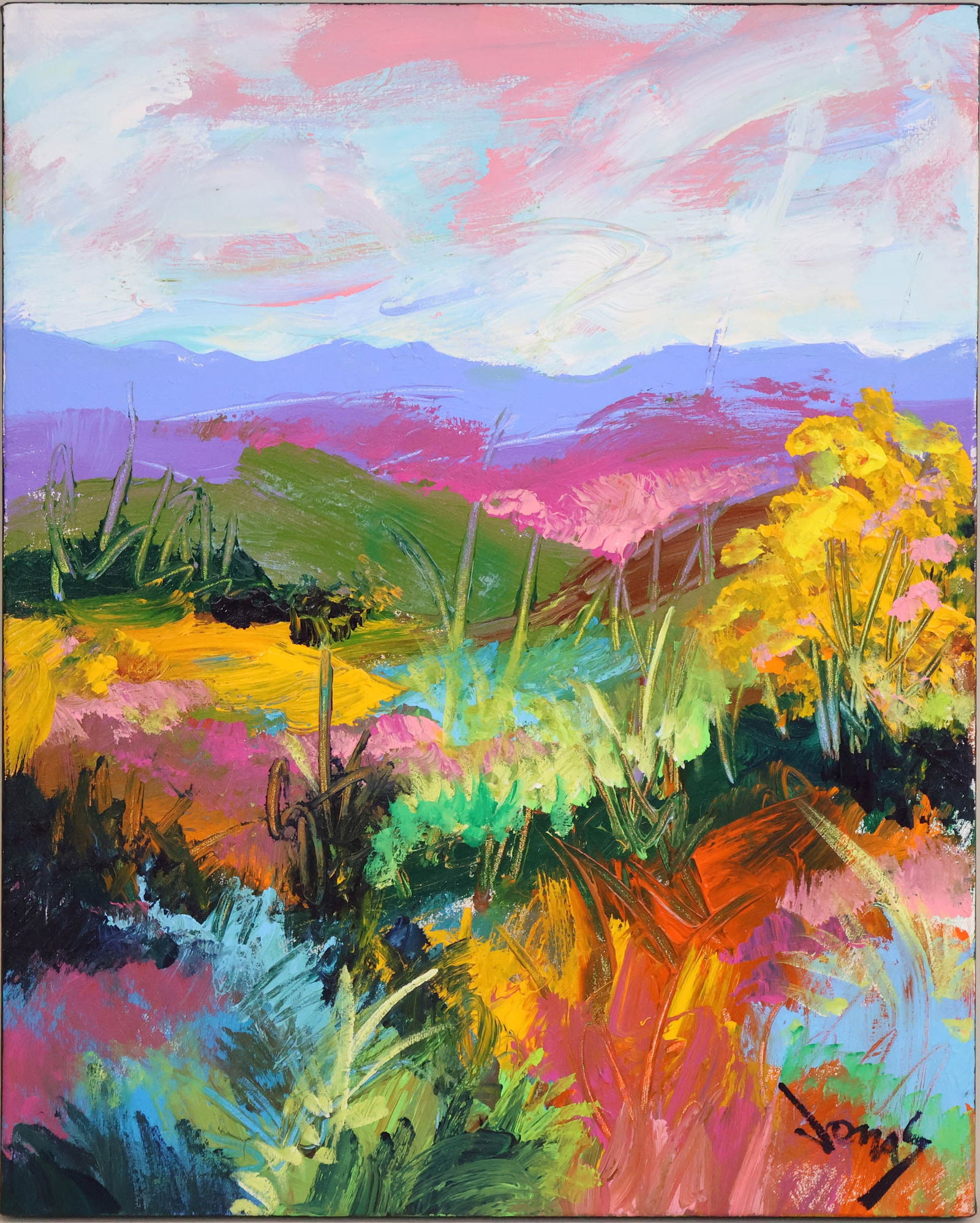 Jonas Gerard, 1941-2020, Delight #28, Mixed Media on Canvas (1 of 11)