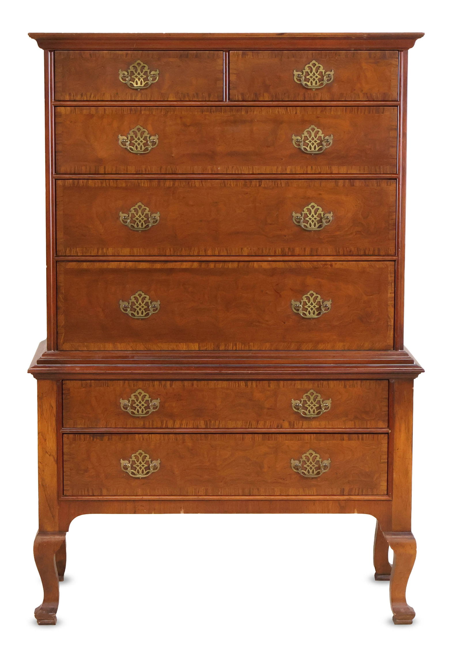 Milling Road Furniture Cherry and Oak Highboy (1 of 16)